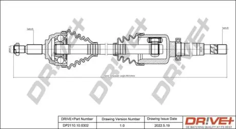 P├ô┼üO┼Ü NAP─śDOWA DACIA DUSTER 1.5DCI 10- / PRZ/ PRAWA DR!VE+ DP2110100302