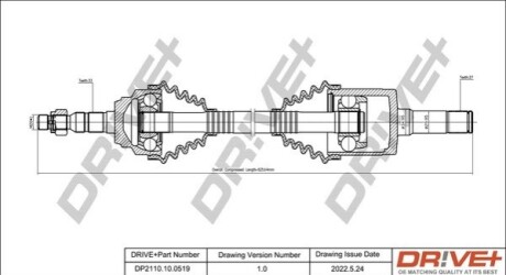 P├ô┼üO┼Ü NAP─śDOWA OPEL ZAFIRA 2.2D 02- /PRZ / PRAWA DR!VE+ DP2110100519 (фото 1)