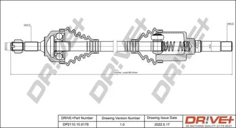 P├ô┼üO┼Ü NAP─śDOWA CITROEN C3 1.4HDI 02- PRA WA DR!VE+ DP2110100178