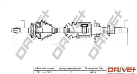 P├ô┼üO┼Ü NAP─śDOWA TOYOTA AVENSIS 08-18 PRAW A DR!VE+ DP2110100912