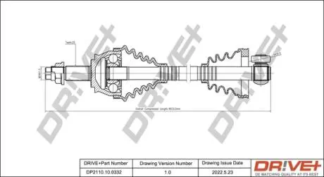 P├ô┼üO┼Ü NAP─śDOWA FIAT PUNTO EVO 09- PRAWA DR!VE+ DP2110100332
