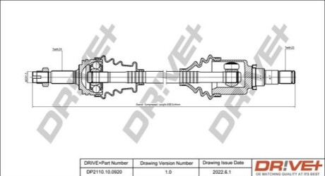 P├ô┼üO┼Ü NAP─śDOWA TOYOTA AYGO 05-14 PRAWA DR!VE+ DP2110100920 (фото 1)