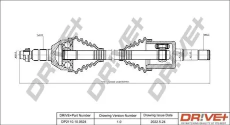 P├ô┼üO┼Ü NAP─śDOWA OPEL ZAFIRA 05-15 LEWA DR!VE+ DP2110100524