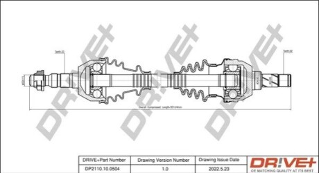 P├ô┼üO┼Ü NAP─śDOWA OPEL ASTRA 04-10 PRAWA DR!VE+ DP2110100504