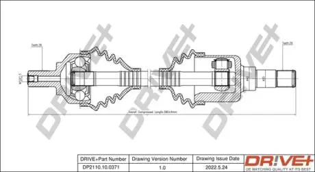 P├ô┼üO┼Ü NAP─śDOWA FORD FOCUS 04-12 LEWA DR!VE+ DP2110100371