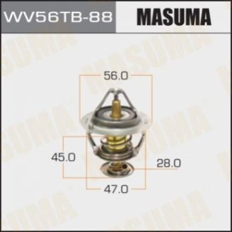 Термостат WV56TB-88 TOYOTA AURIS TOURING SPORTS MASUMA WV56TB88 (фото 1)