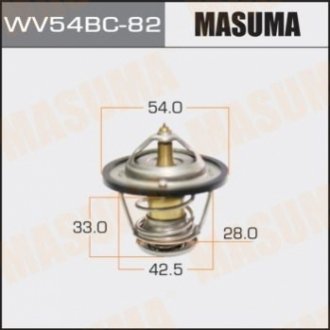 Термостат WV54BC-82 HYUNDAI SANTA FE III MASUMA WV54BC82 (фото 1)