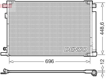 Skraplacz TOYOTA CAMRY (V7) / RAV4 (V) 17- DENSO DCN50128