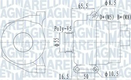 Автозапчасть MAGNETI MARELLI 063732070010 (фото 1)