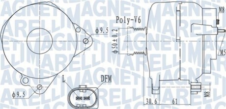 Автозапчасть MAGNETI MARELLI 063732118010