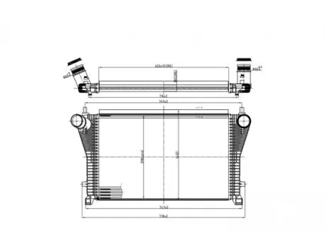 CHLODNICA POWIETRZA AUDI A3 12- HART 618598