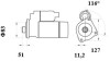 Стартер MAHLE / KNECHT MS 891 (фото 2)