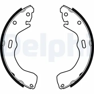 Гальмівні колодки, барабанні Delphi LS1963 (фото 1)