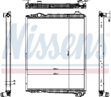 Автозапчасть NISSENS 606323