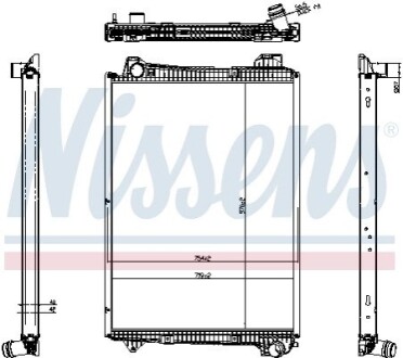 Автозапчасть NISSENS 606321