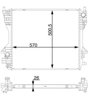 Автозапчасть MAHLE / KNECHT CR1358000S