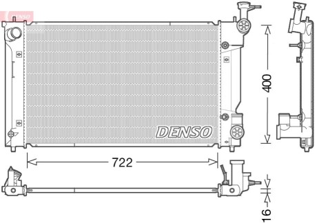 CH£ODNICA SILNIKA LEXUS DENSO DRM50098