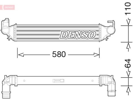 Теплообмінник DENSO DIT09117