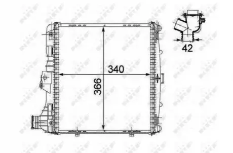 Автозапчасть NRF 58485