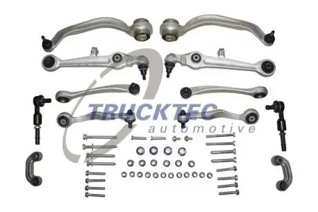 Комплект важелів підвіски (передньої) Audi A4 94-00/A6 97-05/VW Passat B5 00-05 (з болтами/повний) TRUCKTEC 07.31.146 (фото 1)