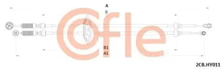Автозапчасть COFLE 2CBHY011