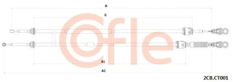 Автозапчасть COFLE 2CBCT001 (фото 1)