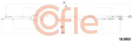 Фото автозапчасть COFLE 180803 Автозапчасть COFLE 180803
