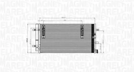 Конденсер кондиціонера MAGNETI MARELLI BC827