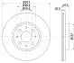 Фото 4 - pro high carbon fiat гальмівний диск передн. doblo, alfa romeo, lancia HELLA 8DD 355 127-151 PRO HIGH CARBON FIAT Гальмівний диск передн. DOBLO, ALFA ROMEO, LANCIA HELLA 8DD 355 127-151 (фото 4)