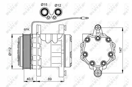 Автозапчасть NRF 32878