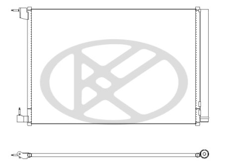 Радіатор кондиціонера KOYORAD CD411011