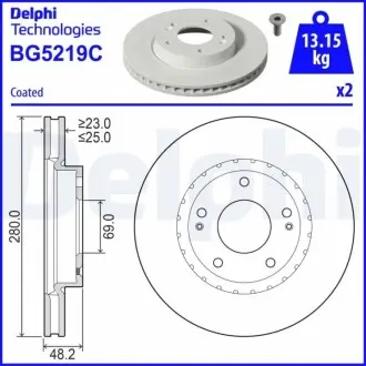 Автозапчасть Delphi BG5219C