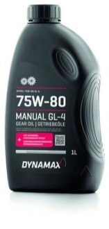 Масло трансмісійне HYPOL 75W80 GL 4 (1L) DYNAMAX 502722