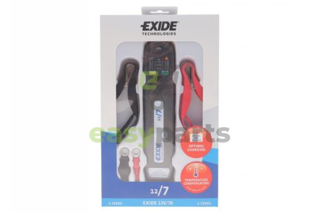 Зарядний пристрій (12v/7A) (Ca/Ca/EFB/GEL/AGM) (акб до 150A) EXIDE 127