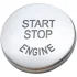 Накладка кнопки запуску двигуна BMW 3 (E90)/5 (E60) 03-11 (сіра) AUTOTECHTEILE 700 6162 (фото 1)