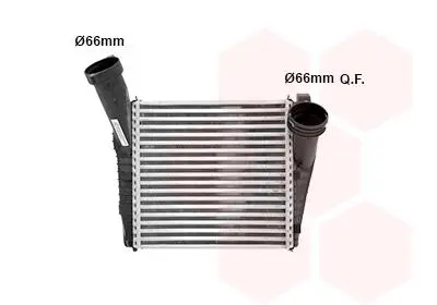 Интеркулер CAYENNE/TOUAREG 02-07 Van Wezel 58004234