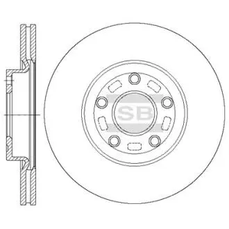 Фото диск гальмівний Hi-Q (SANGSIN) SD4428 Диск гальмівний Hi-Q (SANGSIN) SD4428