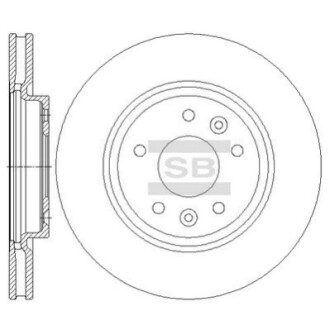 Диск гальмівний Hi-Q (SANGSIN) SD4251