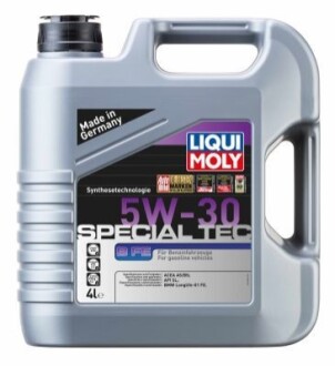 Моторна олива SPECIAL TEC B FE 5W-30 4Л LIQUI MOLY 21381