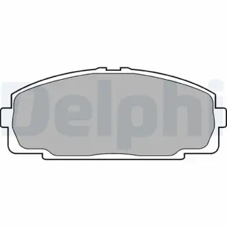 Гальмівні колодки, дискові Delphi LP989