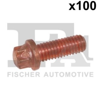 Болт з головкою системи TORX з чорного металу Fischer Automotive One (FA1) 982-T06-516.100 (фото 1)