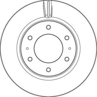 TARCZA HAM./PRZ/ MITSUBISHI PAJERO SPORT 15- TRW DF6992S