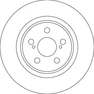 TARCZA HAM./PRZ/ TOYOTA YARIS 1.5 20- TRW DF4641