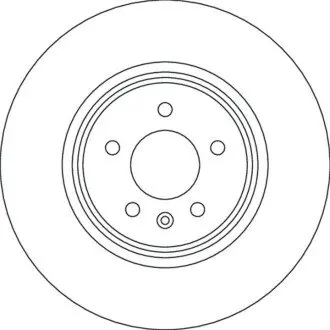 TARCZA HAM./PRZ/ OPEL INSIGNIA B 17- TRW DF6917S