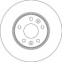 TARCZA HAM./PRZ/ NISSAN NV300 16- TRW DF6720S (фото 1)