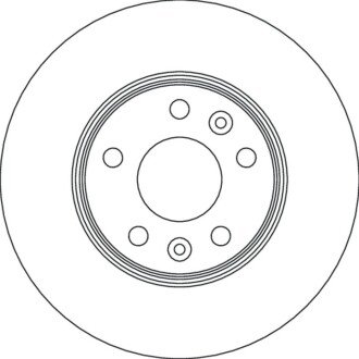 TARCZA HAM./PRZ/ NISSAN NV300 16- TRW DF6720S
