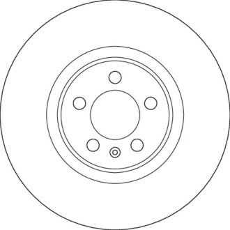 TARCZA HAM./PRZ/ AUDI A1 18- TRW DF6797S