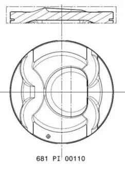 T┼üOK KPL. HYUNDAI I30 1.6 11- MAHLE / KNECHT 681PI00110000