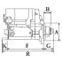 Стартер Hyundai Santa Fe/Tucson/Kia Sportage 2.0 CRDi 01- (12V/2kw) (z=9) = 113329 CARGO F 032 113 329 (фото 1)