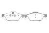 Колодки гальмівні (передні) Renault Clio III 06-14/Megane II 02-/Scenic II 03- (PREMIUM) MEYLE 0252453518PD (фото 3)